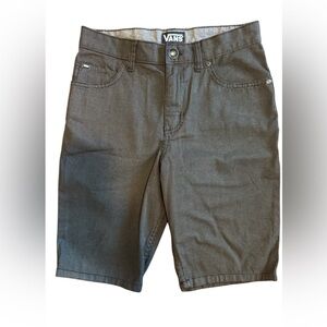 Vans Boys Black & Gray Checkered Skate Shorts Cotton. Zise 12 or 10 Avai